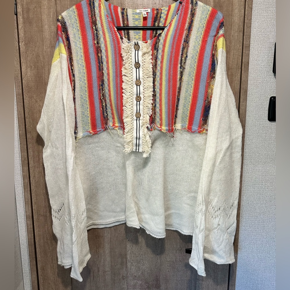 En Crème Boho Sweater